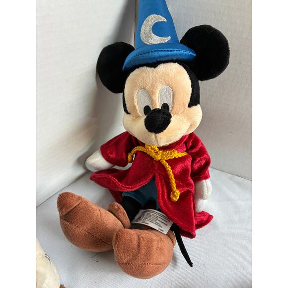 Disney Plush Lot of 4 Fantasia Mickey Goofy Disney Parks Stuffed Animals - Picture 2 of 9